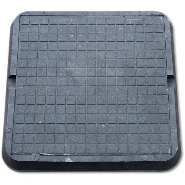 Люк полимерно-композитный 685 х 685 мм 1,5 т (черный) Агросток 29661